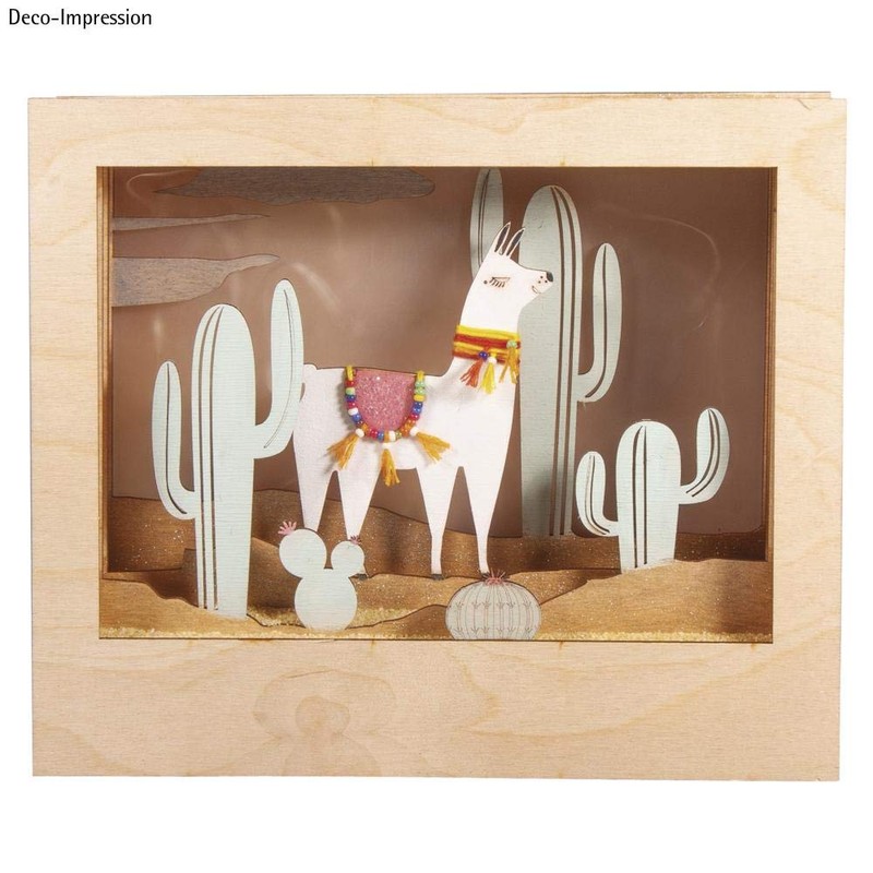 RAYHER Diorama, Wood Natural, 24x20x6.9 cm