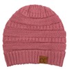 C.C Trendy Warm Chunky Soft Stretch Cable Knit Beanie Skully,