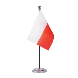 Poland Polish Desk Table Flag, Small Mini Poland Polish Desktop Flag,Miniature International World Country,Festival Events Celebration,Office decoration