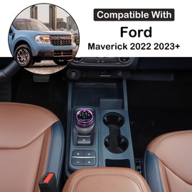 Car Gear Shift Switch Button Ring Trim Cover Compatible with Ford Maverick 2022-2024 Gear Knob Ring Cover Gear Shift Switch Knob Protect Cover Gear Shifter Head Button Decorative Interior Accessories