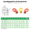 Stop Swivel with Swivel Joint M16 x 20 - Transport