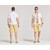 Tansozer Men's Summer Chino Shorts with Elasticated Waist, lightblue