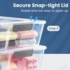 Sooez 6 Pack Pencil Boxes, New Extra Large Pencil Case,