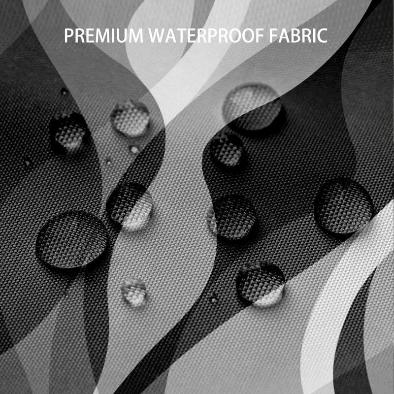 ZCHOMI Grey Striped Shower Curtain Modern Abstract Black White and