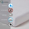 Casabella New Waterproof Terry Towel Matress Protector 12" Fitted Bed