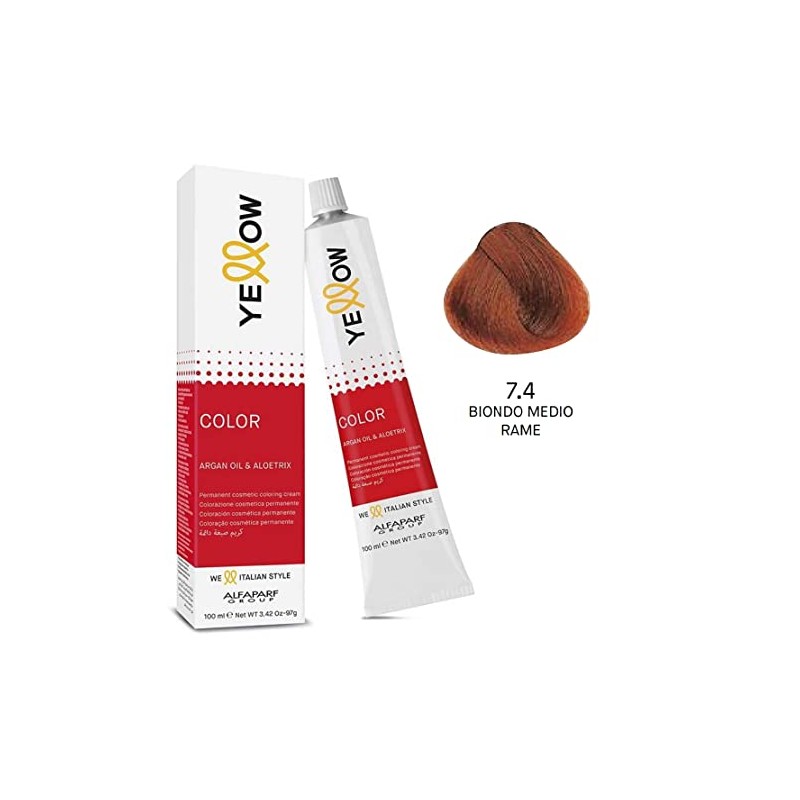 Alfaparf Group Permanent Cosmetic Colouration - 7.4 Medium Blonde -
