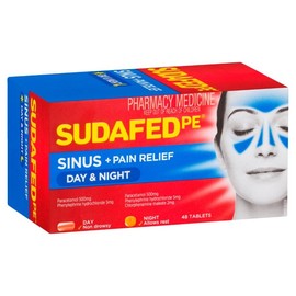 Sudafed PE Day & Night Relief Tab X 48