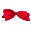 Unbranded Large Red Velvet Display Wired Bow 24” x 32”