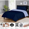 Brushed Microfiber Duvet Cover Sets Plain Dye Quilt Cover with