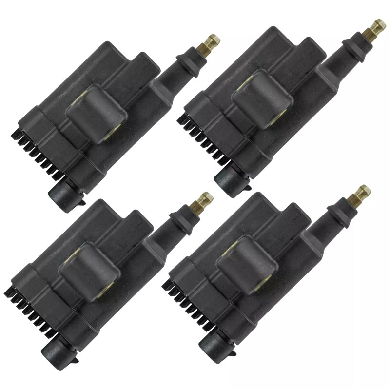 Caltric 4-Pack Ignition Coils for Mercury Outboard 40 50 60