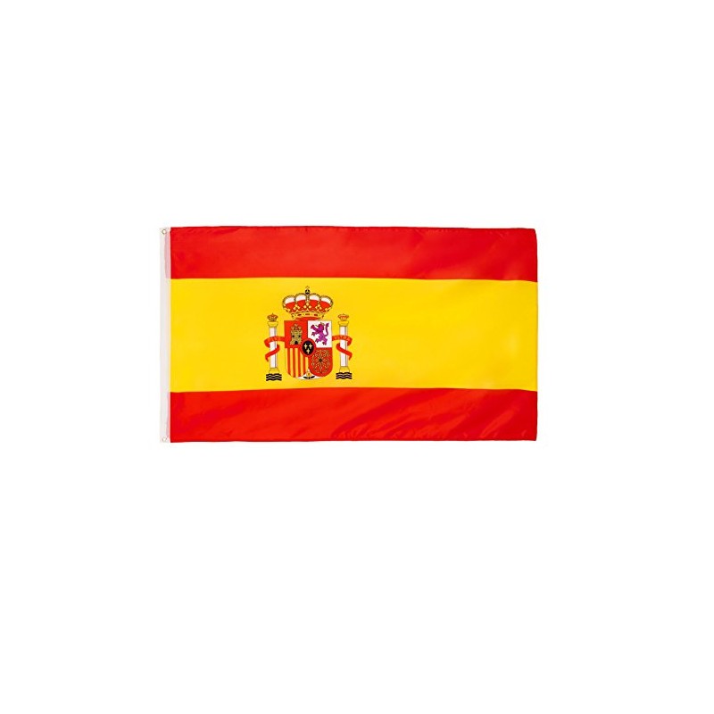 Brubaker Hoisting Flag Spain Banner Flag 5ft x 3ft with