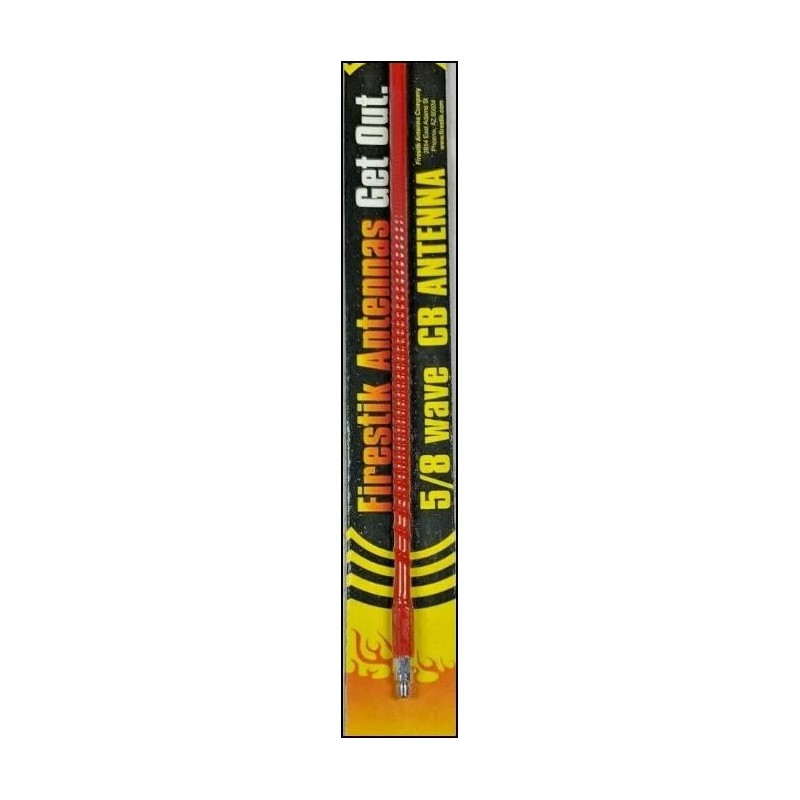 Firestik KW2-R 2' 5/8 Wave 100 Watts CB Radio Antenna