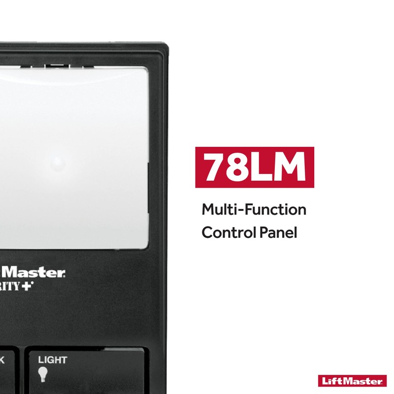 LiftMaster 78LM Multi-Function Garage Door Opener Control Panel with Lighting