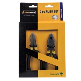 Tool Tech 6-inch Pliers Set (2 Pieces)