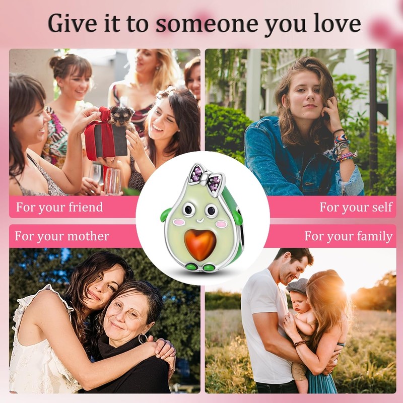 Hapour 925 Sterling Silver Charms for Bracelets Necklace European Jewellery