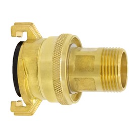 VARIOSAN Geka System 14009 Suction and High Pressure Coupling 3/4 Inch Male Thread Blank Brass