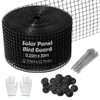 LOMGDOVC Solar Panel Bird Mesh Kit 6in x 100ft PVC