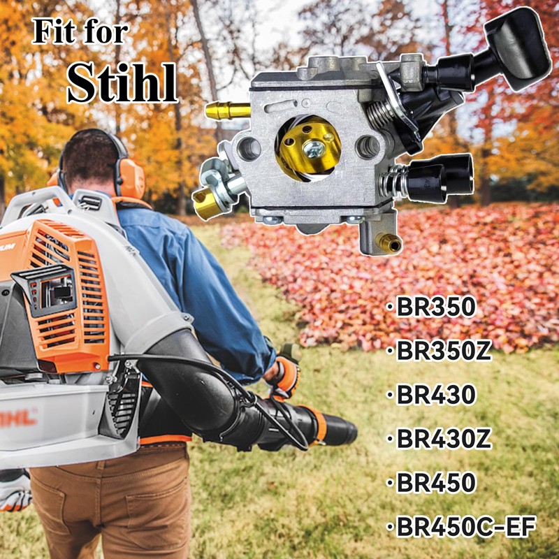 SR430 SR450 Carburetor Kit Fit for Stihl Backpack Mistblower BR350