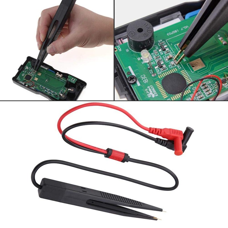 Portable SMD SMT Chip Test Clip LCR Meter Smart Tweezers