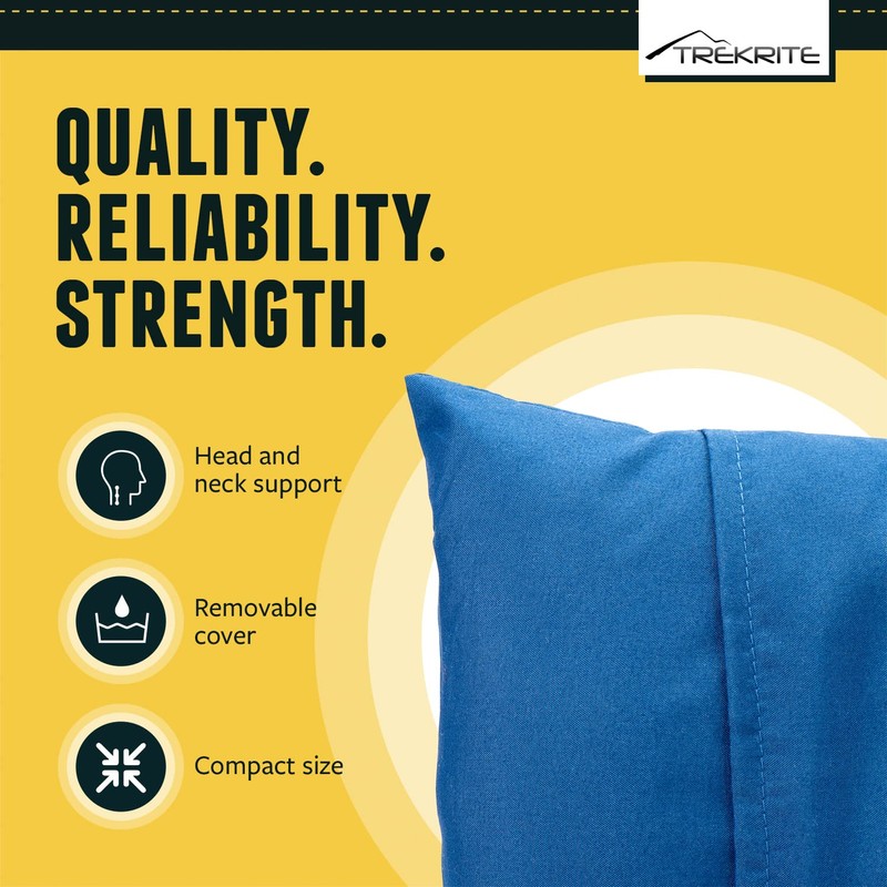 Trekrite Small Travel and Camping Pillow – Compact/Pack Away Cushion