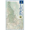 Idaho State Physical Map - 16.5 x 26.9 Inches -