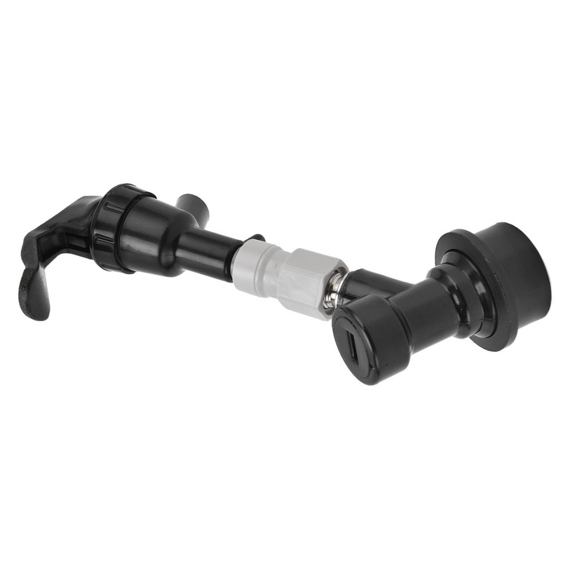 Beer Dispenser Plastic Black Portable Beer Tap Faucet for Outdoor