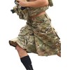 GSGGIG Men's Kilt, Camo Scottish Outdoor Utility Kilt, 23" Length