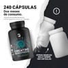 Creatina Monohidratada Micronizada de 240 Cápsulas. Ingredientes naturales. Creatine Monohydrate