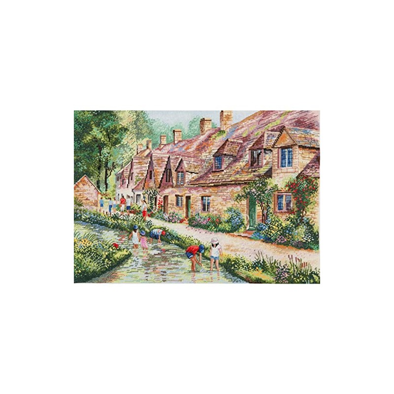 Maia Collection Arlington Row Counted Cross Stitch Kit