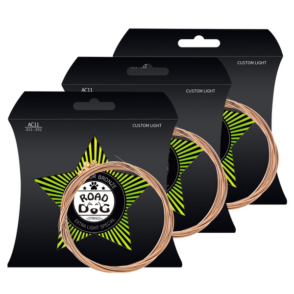 Acoustic Guitar Strings Nickel Plated Steel with PVD Ion Coating