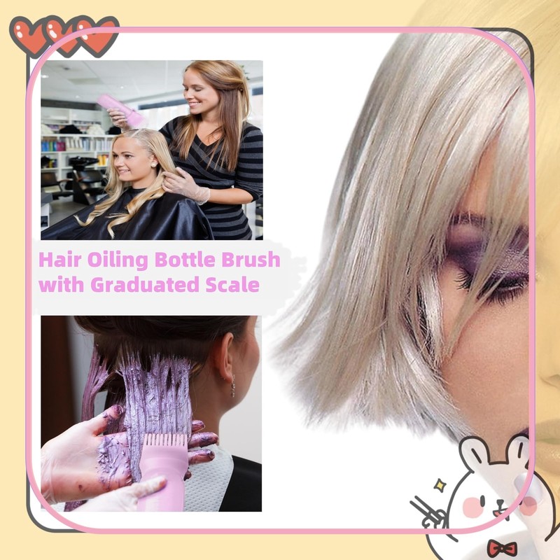 FXSPLCZ Root Comb Applicator Bottle Oil Applicator for Hair Dye