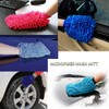 Manoplas de limpieza y lavado de autos, guantes de microfibra