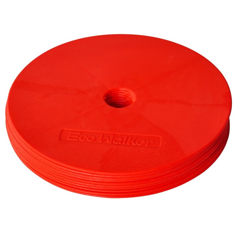 Eco Walker Flat Cones Spot Markers for Soccer Basketball Sports