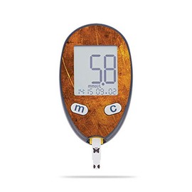 MightySkins Skin Compatible with Abbott Freestyle Freedom Lite - Textured Gold | Protective, Durable, and Unique Vinyl Decal wrap Cover | Easy to Apply, Remove, and Change Styles | Made in The USA