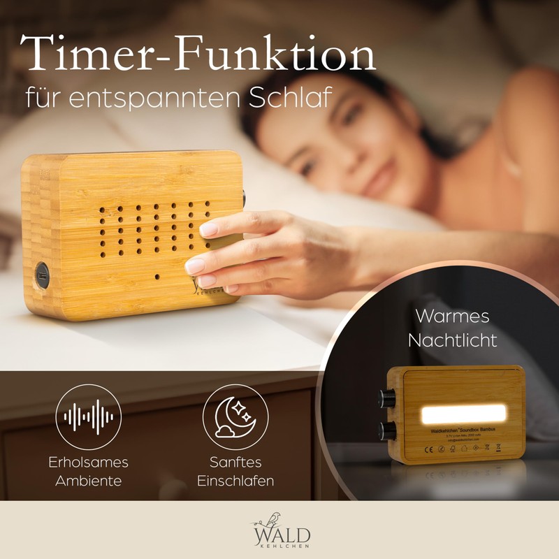 WALDKEHLCHEN - Bird Chirping Box Toilet Motion Sensor Made of