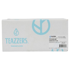 Teazzers Premium All-Natural Green Tea Bags, Great for Foodservice Commercial Ice Tea Brewers, Unsweetened (1 ounce, 96, Count)