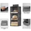 FALSKT Wardrobe Hanging Storage with Removable Drawer 3 Shelves Hanging