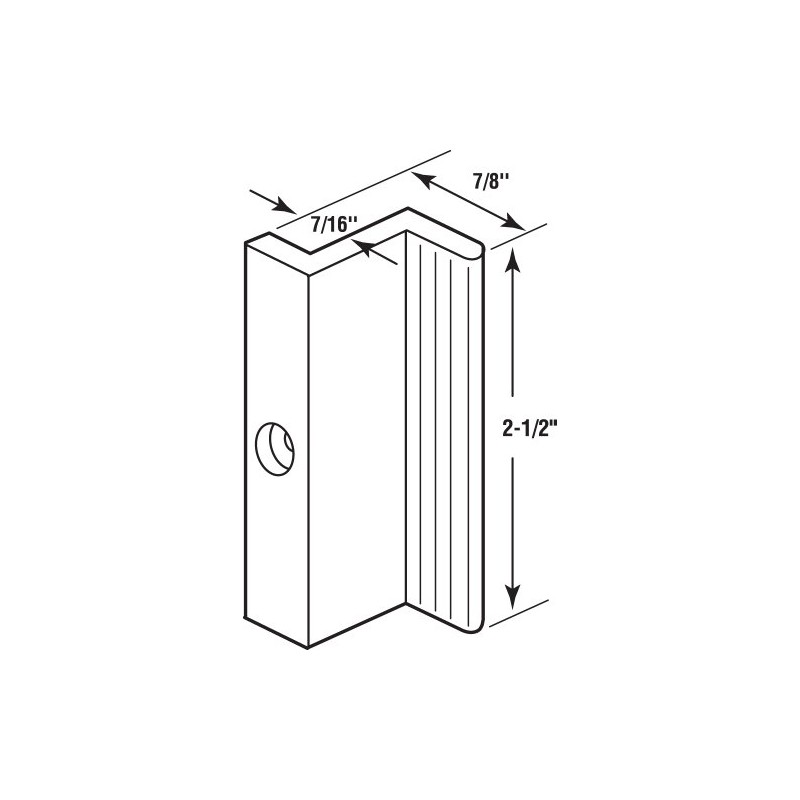Prime-Line M 6220 2-1/2 In. Clear Acrylic Swinging Shower door