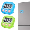 Digital Kitchen Timer 2 Pack, Large Magnetic Digital Kitchen Timer