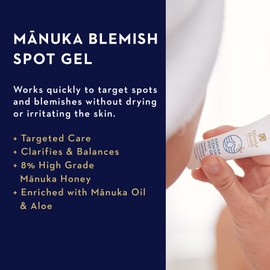 Manuka Health Blemish Spot Gel mit 8% Manuka Honig, Manuka Öl & Aloe, Authentischer Rohhonig aus Neuseeland (1)