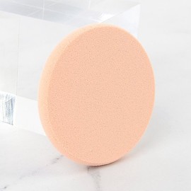 Round Makeup Sponge Puff 1P Soft Cosmetic Compact Sponge Puff / 원형 메이크업 스폰지 퍼프 1P 화장품 말랑 콤팩트 스펀지 퍼프