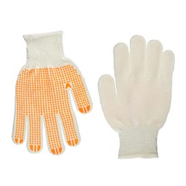 [mitaniko-pore-syon] Value Set of Non-Slip Gloves 12, Double Braided/sino Yarn, 1 Books/Vinyl botu with Gloves