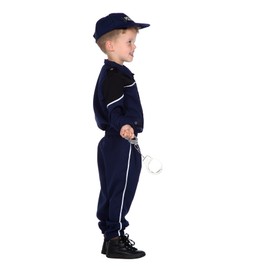 WILBERS & WILBERS Police Boys Costume – Three Piece Fancy Dress Costume – Blue Police Uniform in Original Look – Size 116