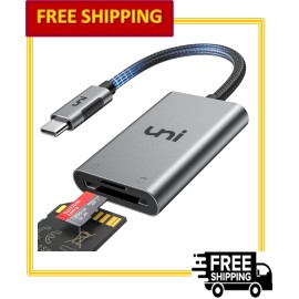 uni USB C to SD/ Micro SD Card Adapter for SD/SDXC/SDHC/M