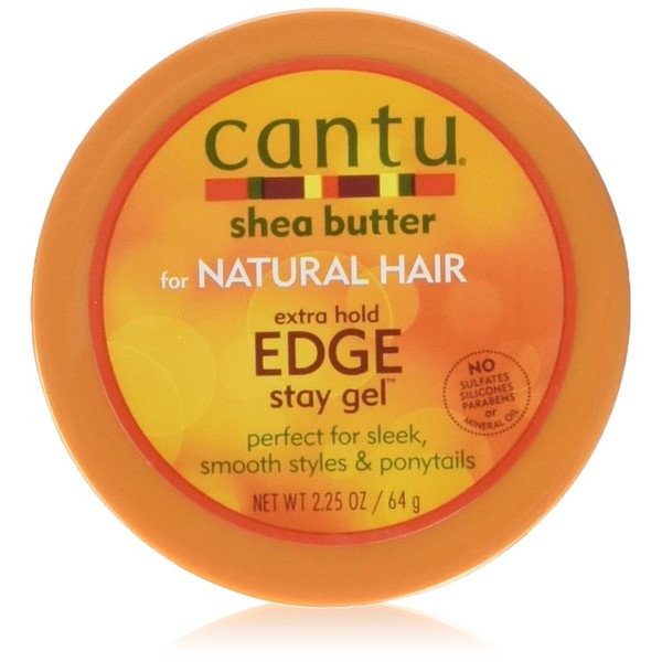 Cantu Shea Butter Edge Stay Gel Extra Hold 2.25 Ounce (66ml) (2 Pack)