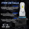 AUIMSOCO H16+H11+9005 6000K LED Combo Lights Hi/Lo Beam+Fog Light Bulb