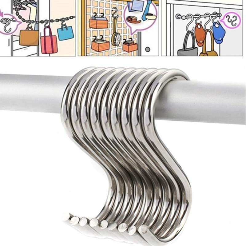 S Shaped Hook, S Hook, S Hook, Universal Hook, Stainless