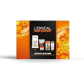 L'Oréal Men Expert Sports Routine Gift Set for Him, Energising Face & Body Skincare Routine, Gift Set for Men