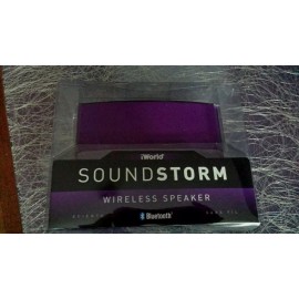 Universal NEW!! iWorld, Purple speaker, Sound Storm Wireless Speaker Bluetooth BSM-1080
