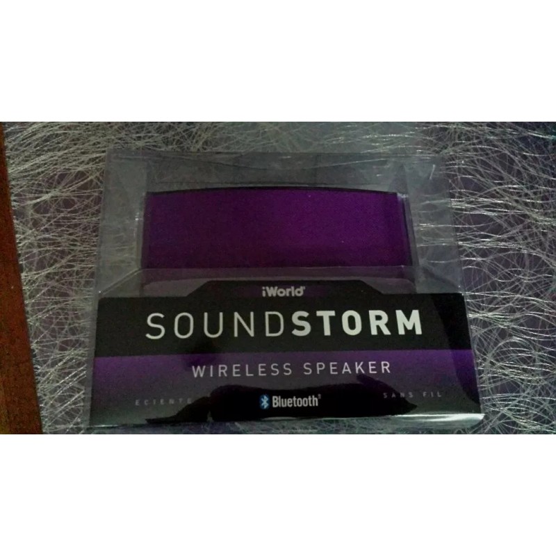 Universal NEW!! iWorld, Purple speaker, Sound Storm Wireless Speaker Bluetooth
